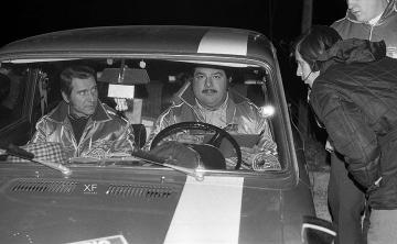 Joan Canós Gasch y Ricardo Pinet Saldaña. Peña Motorista 10 por Hora 1971 (Foto: Xavier Forcano)